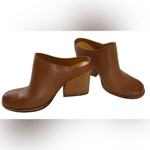 Kork-Ease Women's Brown Leather Mules clogs 8